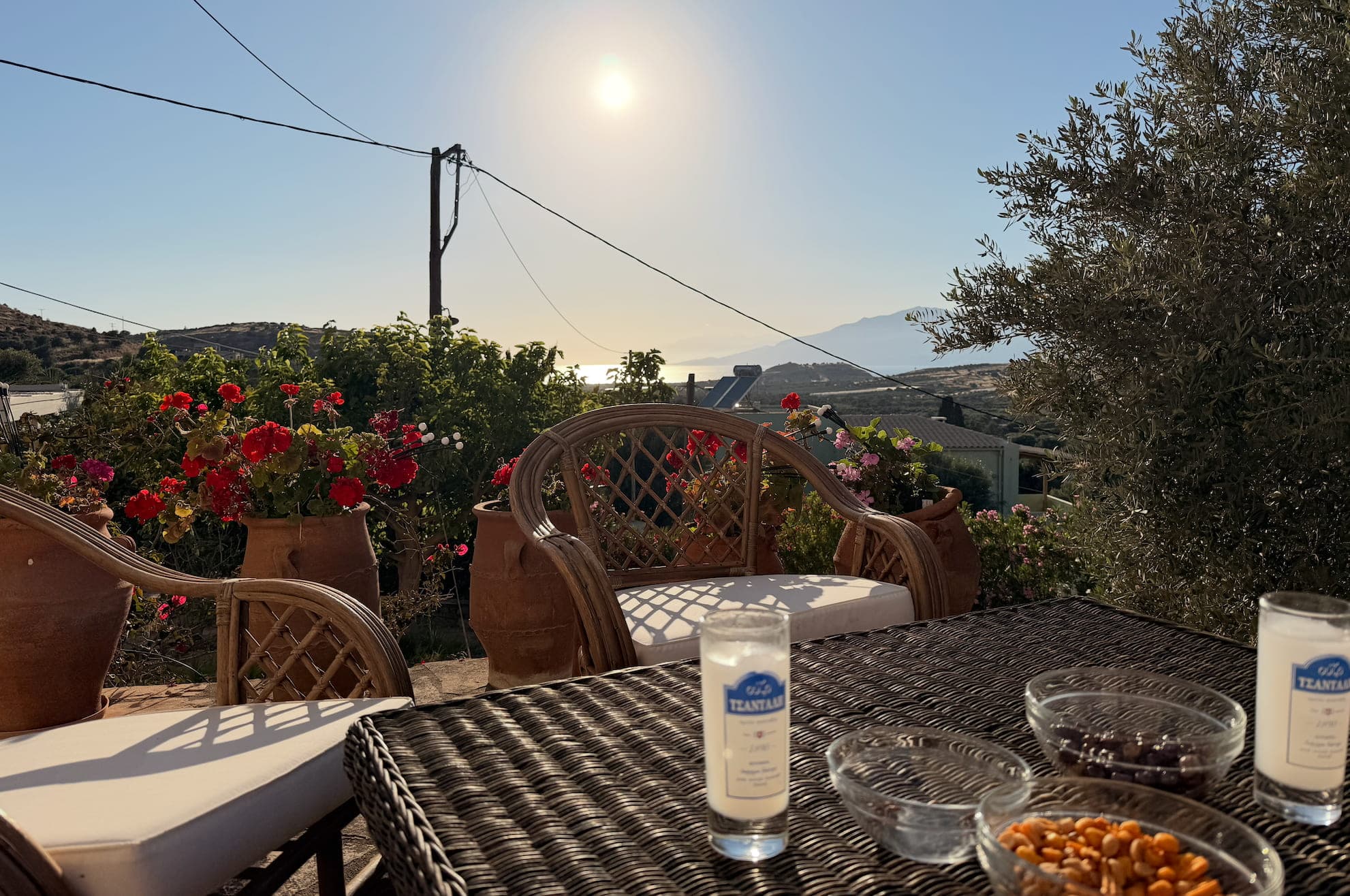Vue panoramique depuis la villa